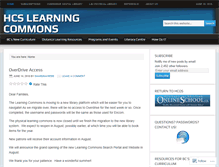 Tablet Screenshot of hcslearningcommons.org